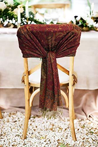 Sakkas Double Layer Jacquard Paisley Pashmina Shawl / Wrap / Stole - Concordia Style Boutique