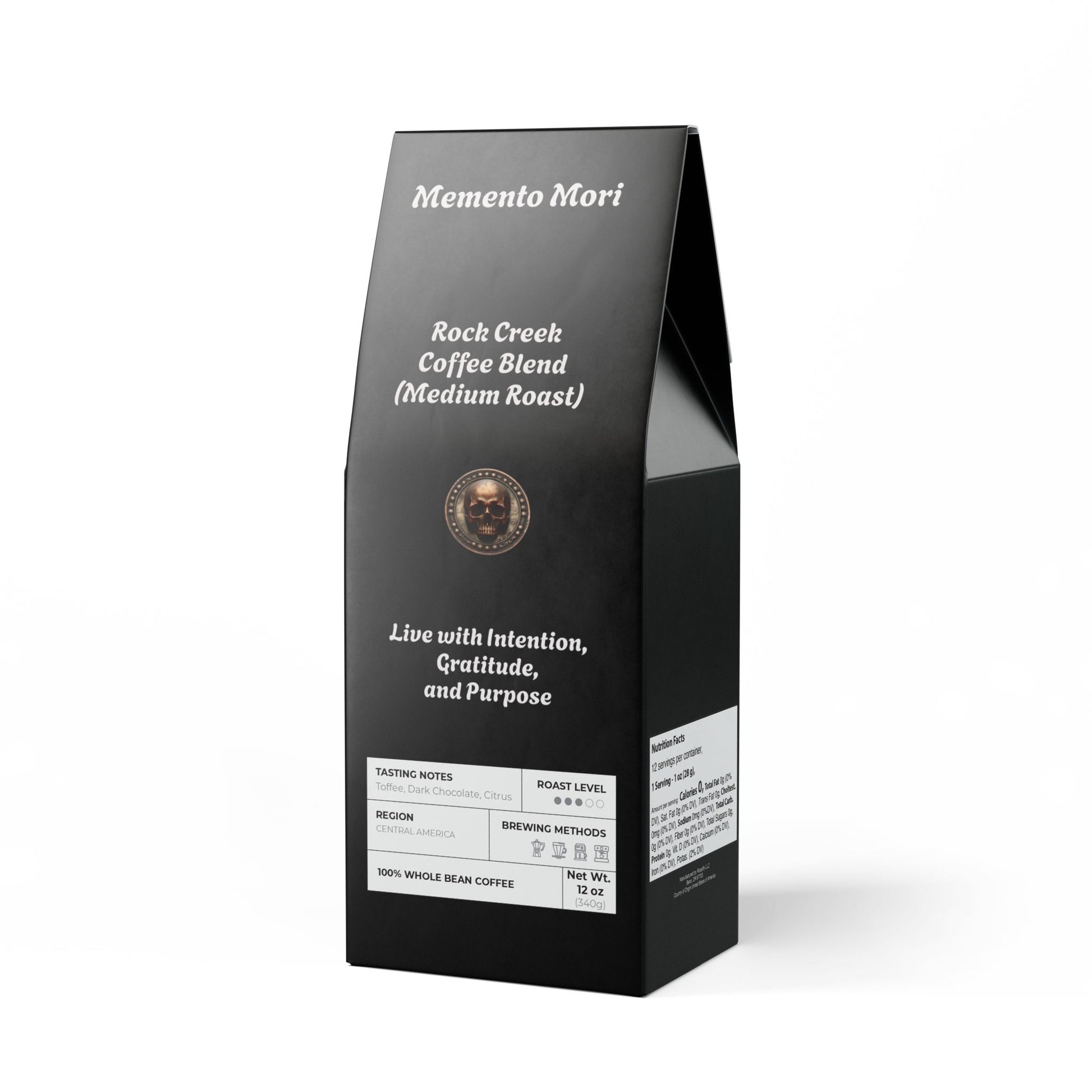 Rock Creek Coffee Blend (Medium Roast) - "Memento Mori" - Premium Coffee from Concordia Style Boutique - Just $27.05! Shop now at Concordia Style Boutique