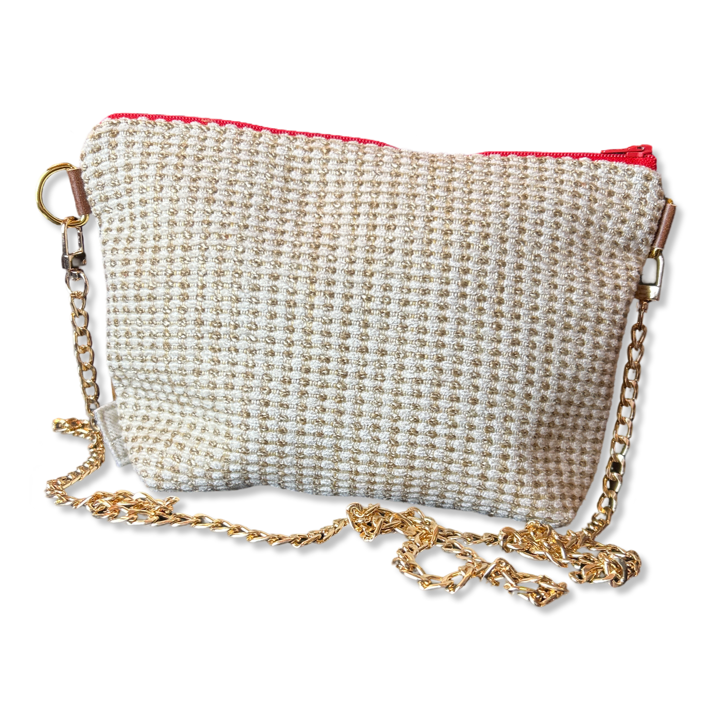 CC Logo Gold Coins Vintage Scarf Crossbody Bag