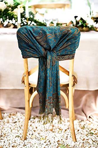 Sakkas Double Layer Jacquard Paisley Pashmina Shawl / Wrap / Stole - Concordia Style Boutique
