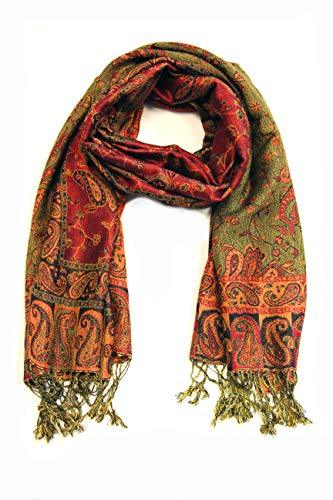 Sakkas Double Layer Jacquard Paisley Pashmina Shawl / Wrap / Stole - Concordia Style Boutique