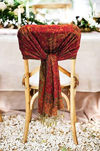 Sakkas Double Layer Jacquard Paisley Pashmina Shawl / Wrap / Stole - Concordia Style Boutique