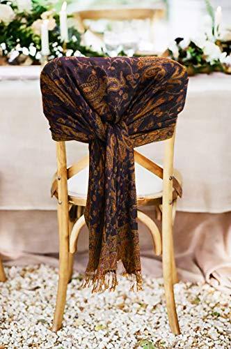 Sakkas Double Layer Jacquard Paisley Pashmina Shawl / Wrap / Stole - Concordia Style Boutique