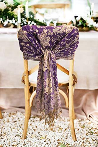 Sakkas Double Layer Jacquard Paisley Pashmina Shawl / Wrap / Stole - Concordia Style Boutique