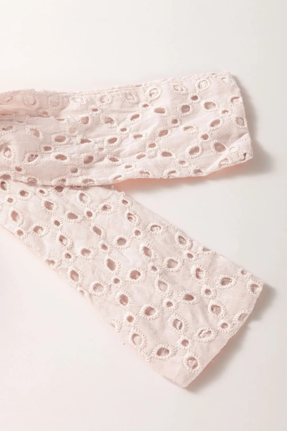 Embroidered Eyelets Ruffled Hem Sleeveless Mini Dress - Concordia Style Boutique