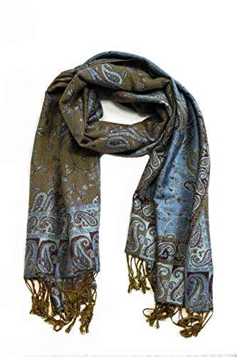 Sakkas Double Layer Jacquard Paisley Pashmina Shawl / Wrap / Stole - Concordia Style Boutique
