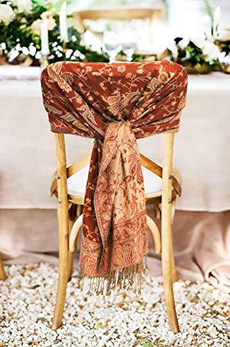 Sakkas Double Layer Jacquard Paisley Pashmina Shawl / Wrap / Stole - Concordia Style Boutique