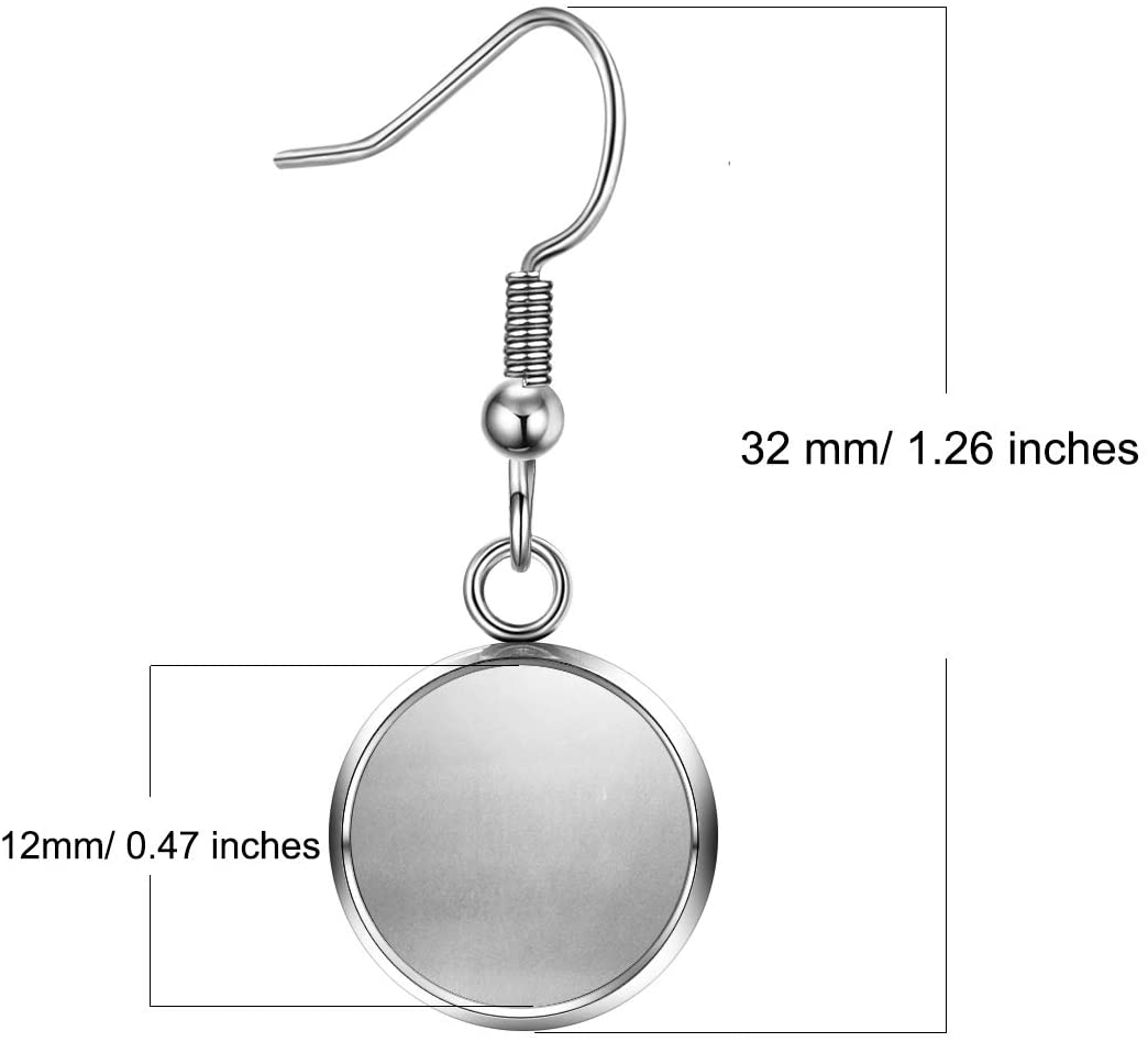 Iridescent Druzy Stone Earrings