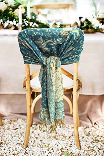 Sakkas Double Layer Jacquard Paisley Pashmina Shawl / Wrap / Stole - Concordia Style Boutique