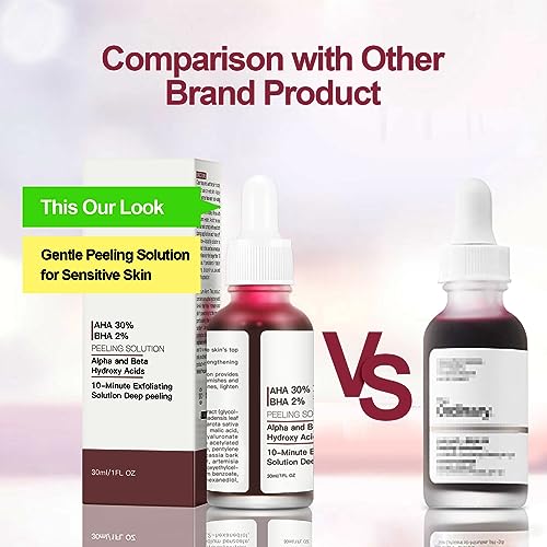 Peeling Solution - AHA 30% + BHA 2% Peeling Solution - Exfoliating - 1 Fl oz - Premium Facial Peels from YAFUSIPE - Just $9.99! Shop now at Concordia Style Boutique