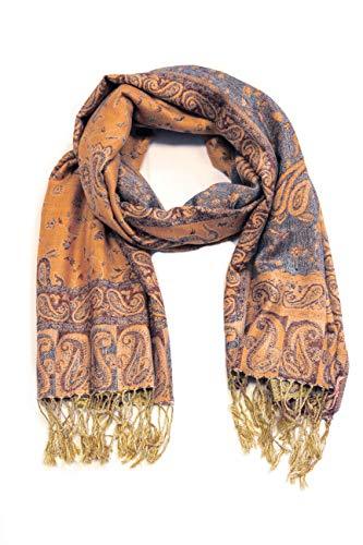 Sakkas Double Layer Jacquard Paisley Pashmina Shawl / Wrap / Stole - Concordia Style Boutique