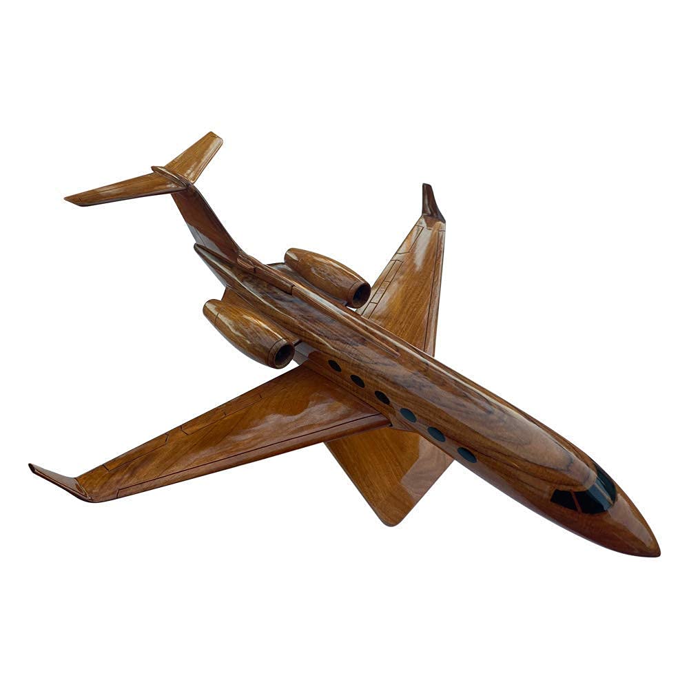 G4SP ( Gulfstream)  Mahogany Wood Desktop Airplane  Model