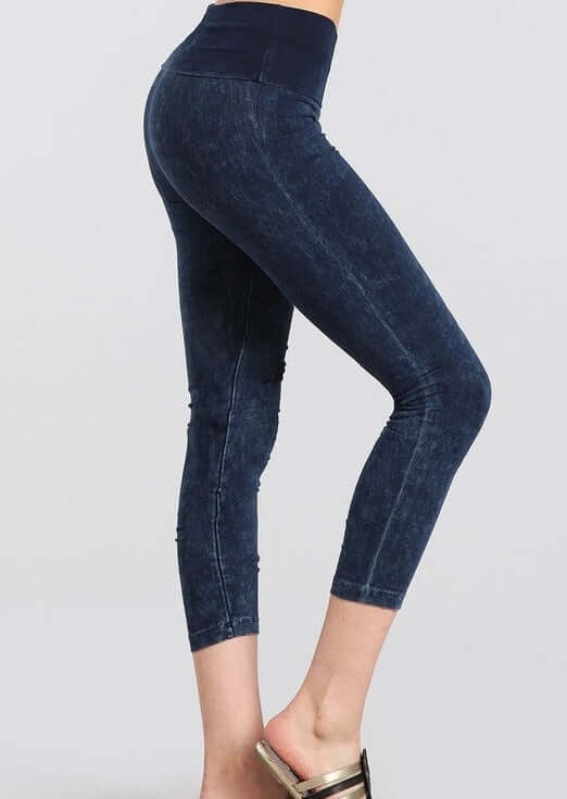 Easy Fit USA Cotton Capri Leggings Made in USA - Concordia Style Boutique