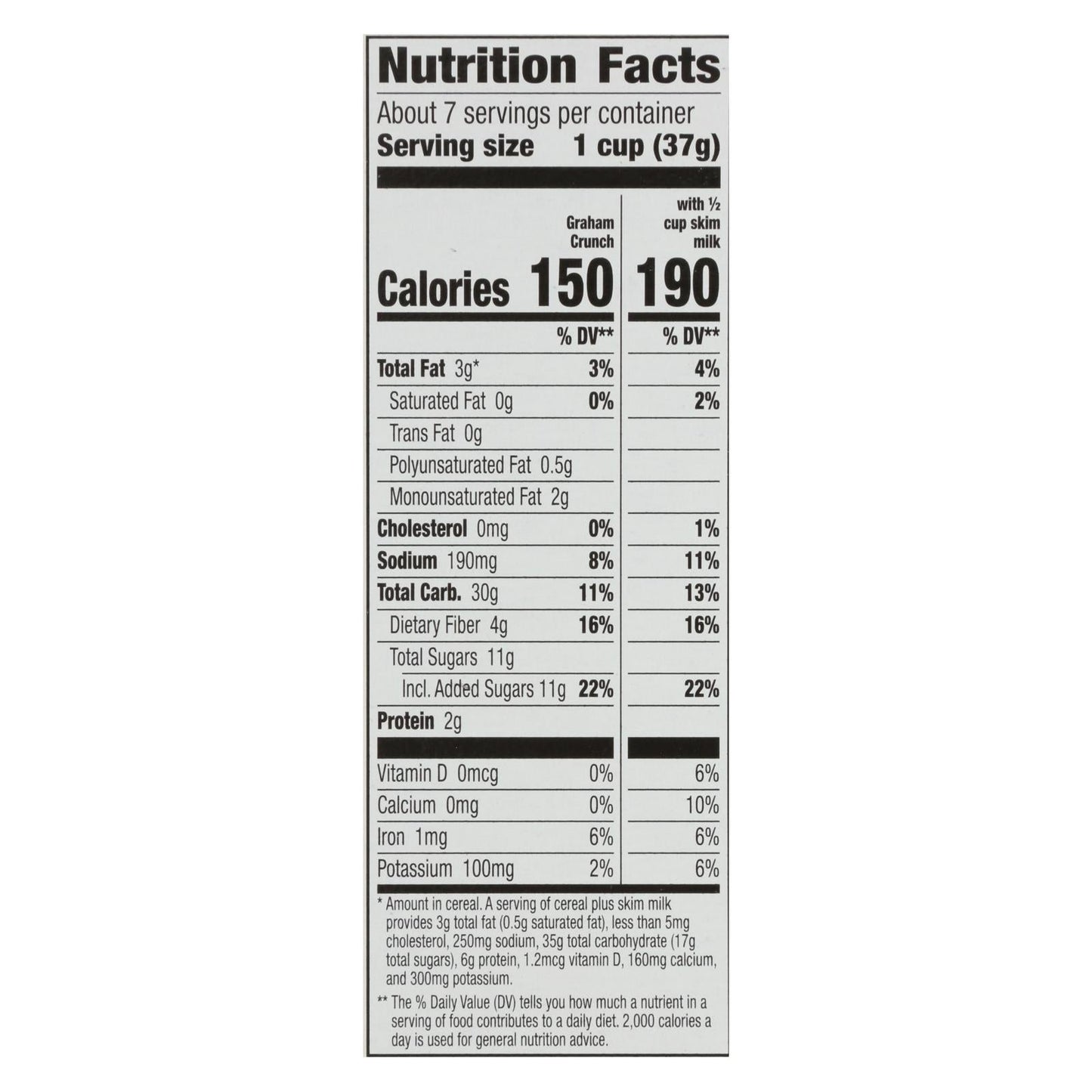 Cascadian Farm Organic Graham Crunch Cereal, Healthy Breakfast Choice (10 - 9.6 Oz. Boxes) - Concordia Style Boutique