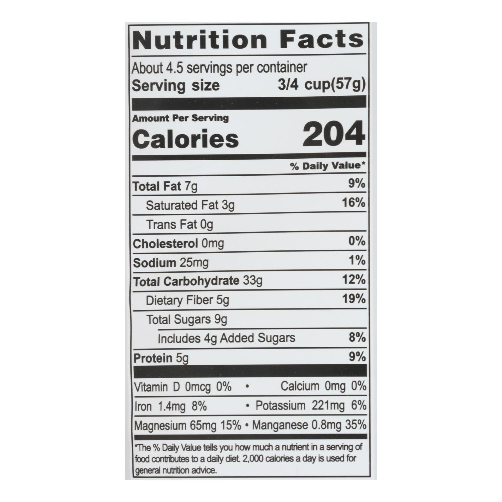 Activated Superfood Cereal Blueberry Blast by Living Intentions (Pack of 6 - 9 Oz.) - Concordia Style Boutique