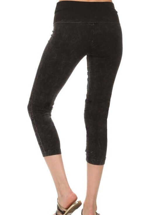 Easy Fit USA Cotton Capri Leggings Made in USA - Concordia Style Boutique