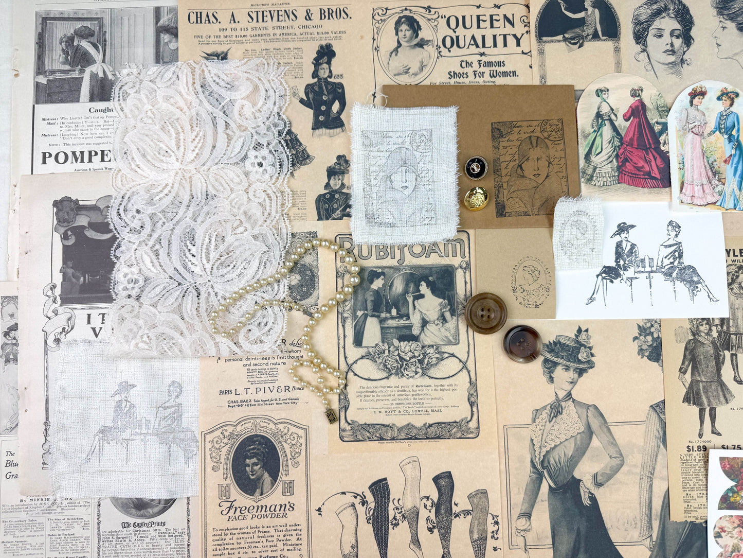 Fashion Ephemera Kit - Concordia Style Boutique
