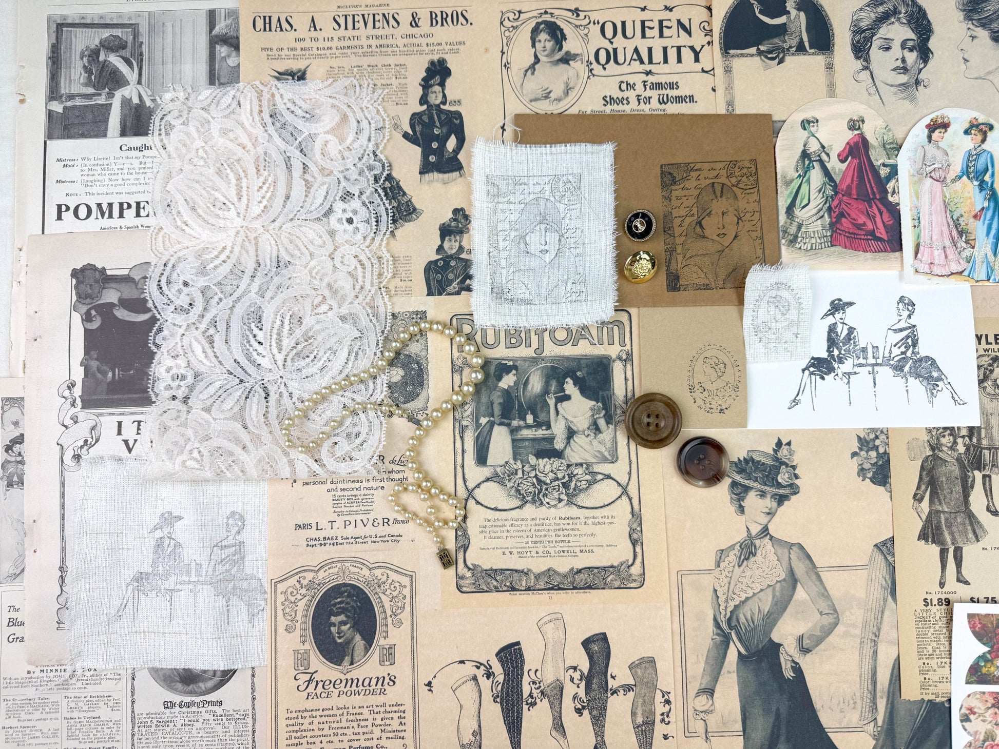 Fashion Ephemera Kit - Concordia Style Boutique