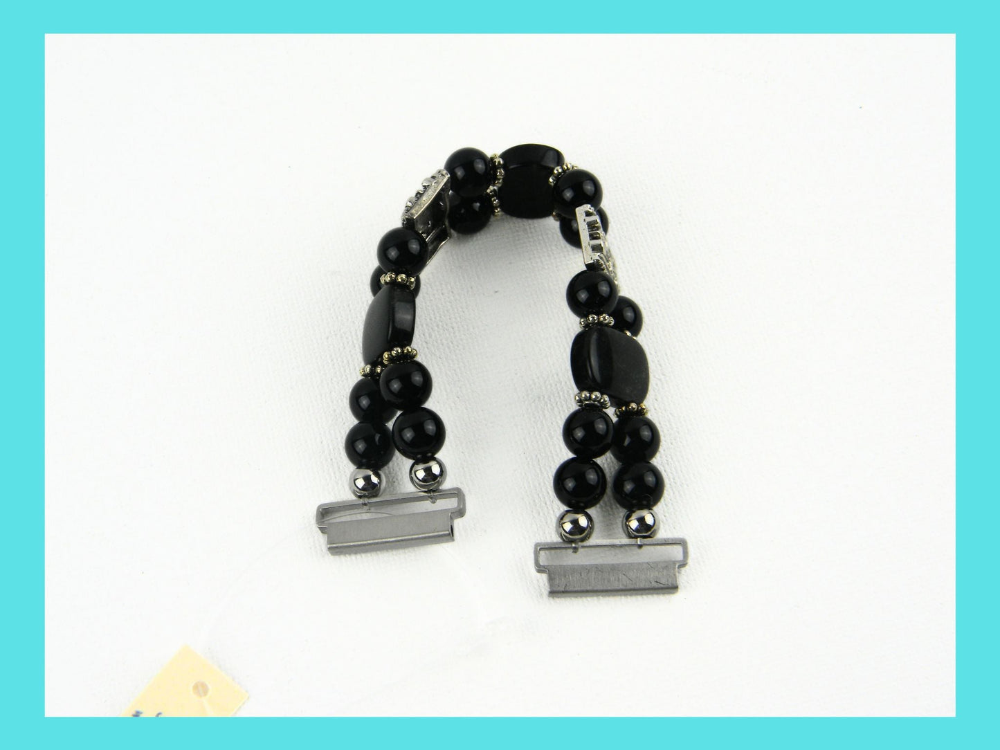 Black Onyx and Obsidian Watch band for Samsung Watch