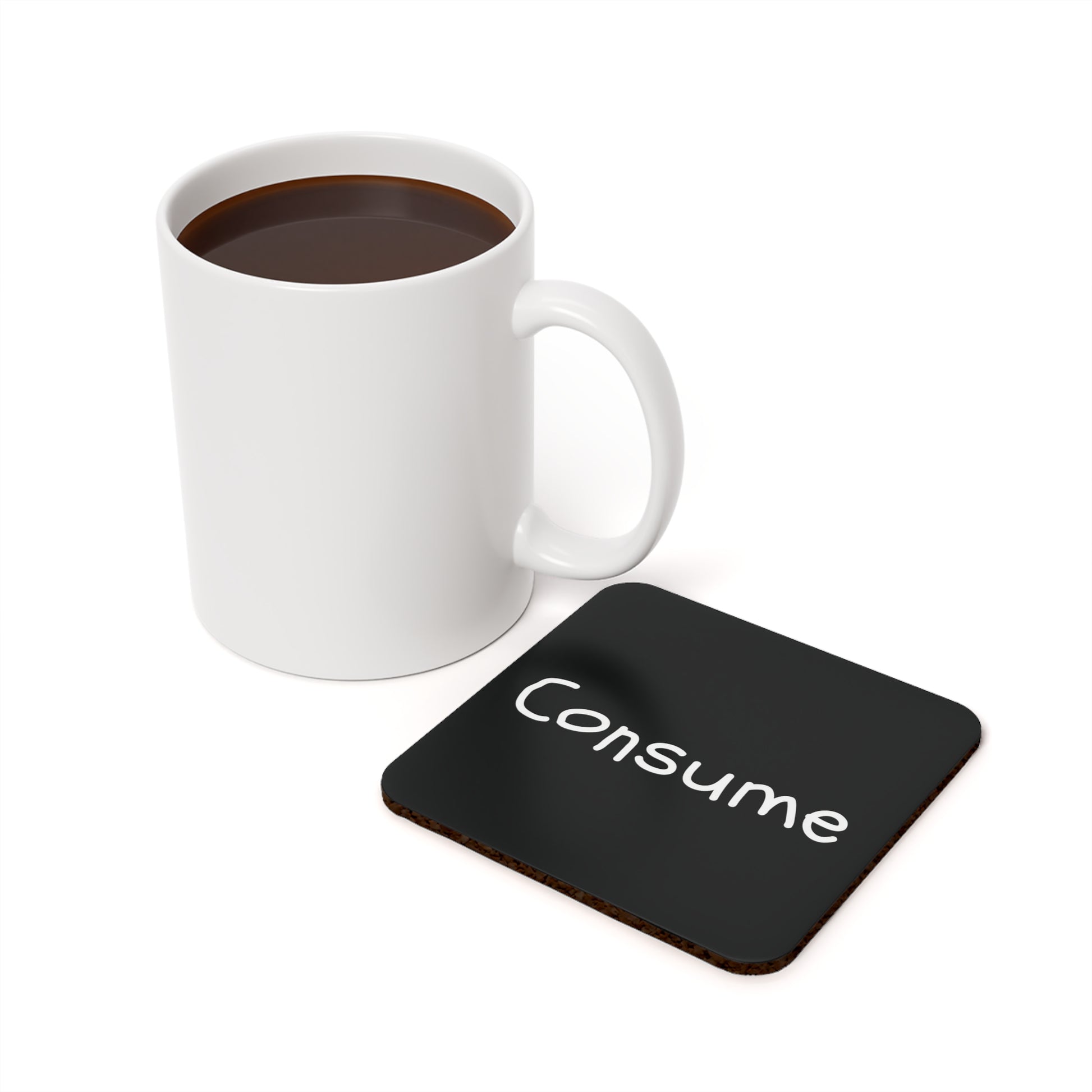 Consume - Cork Back Coaster - Premium Home Decor from Printify - Just $11.20! Shop now at Concordia Style Boutique