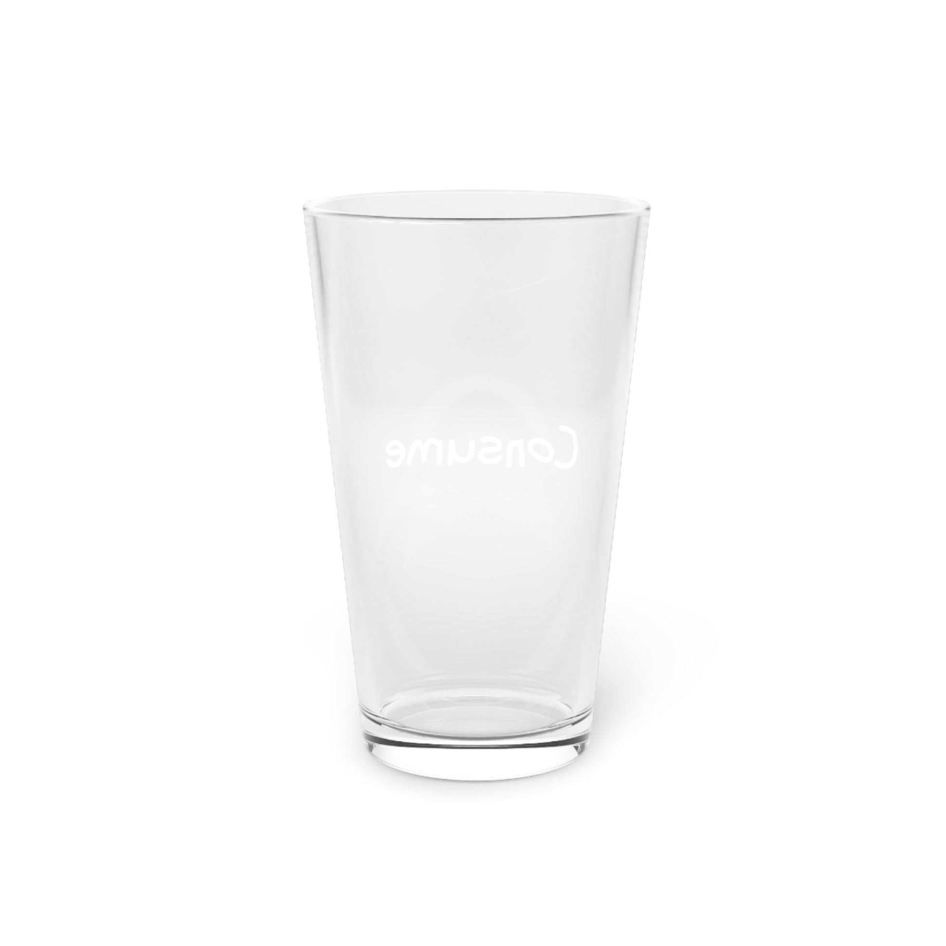 Pint Glass, 16 oz - Consume - Premium beer glass from Concordia Style Boutique - Just $23.78! Shop now at Concordia Style Boutique