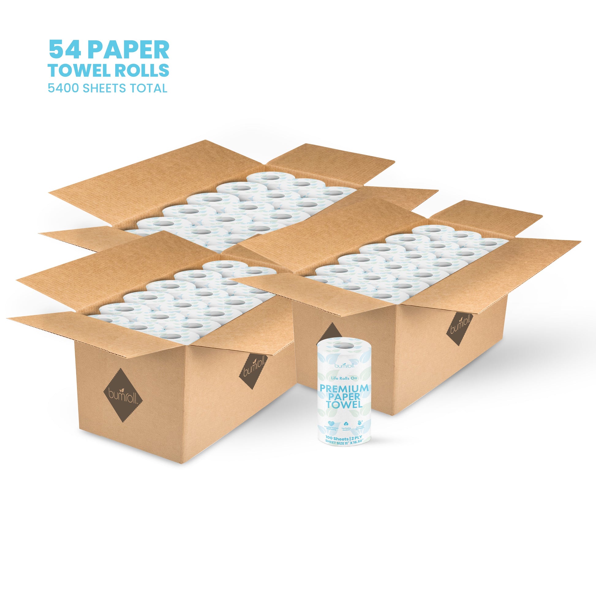 Bumroll USA Premium Toilet Paper, Plants Trees In The USA - Concordia Style Boutique