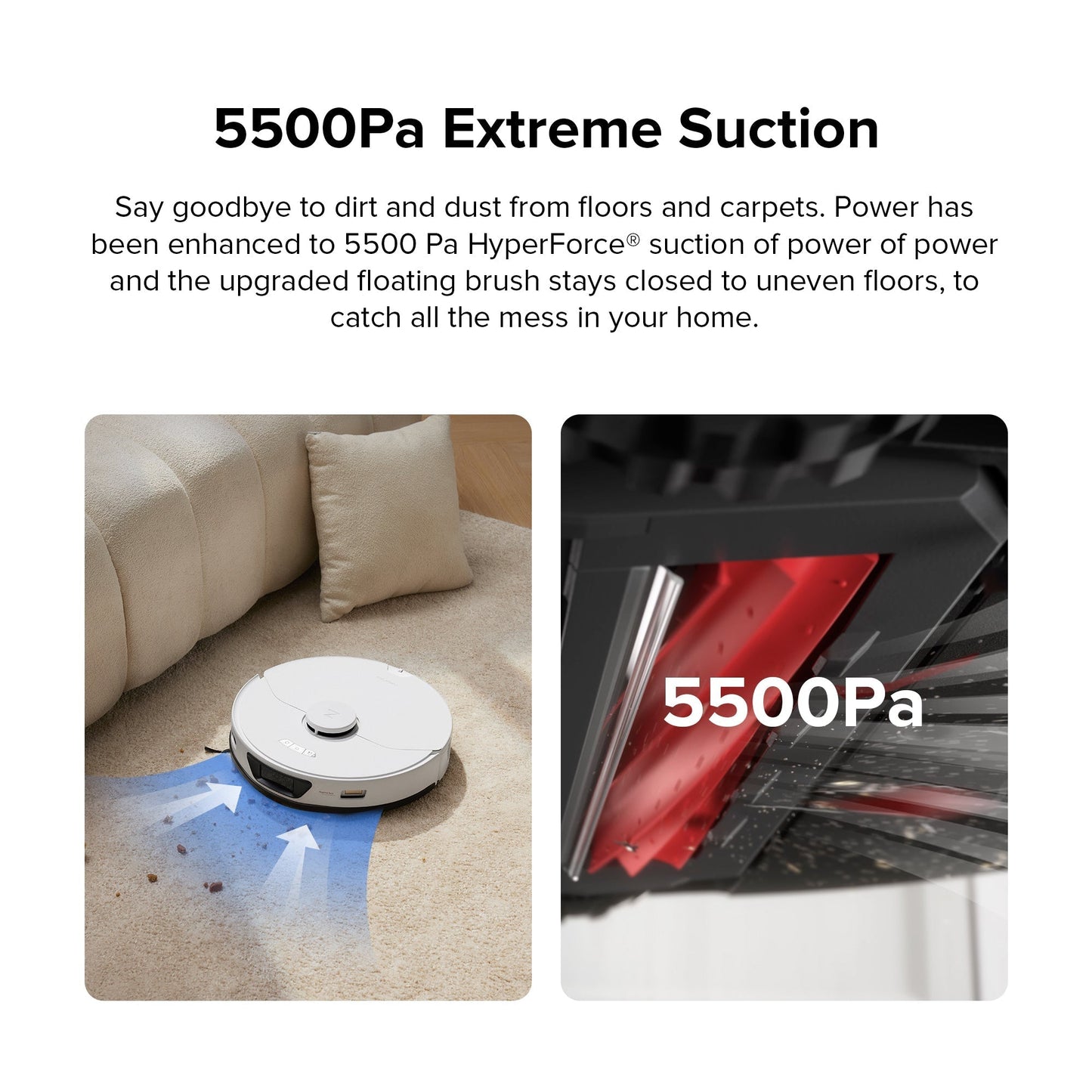 Roborock S7 Max Ultra Robot Vacuum with RockDock® Ultra