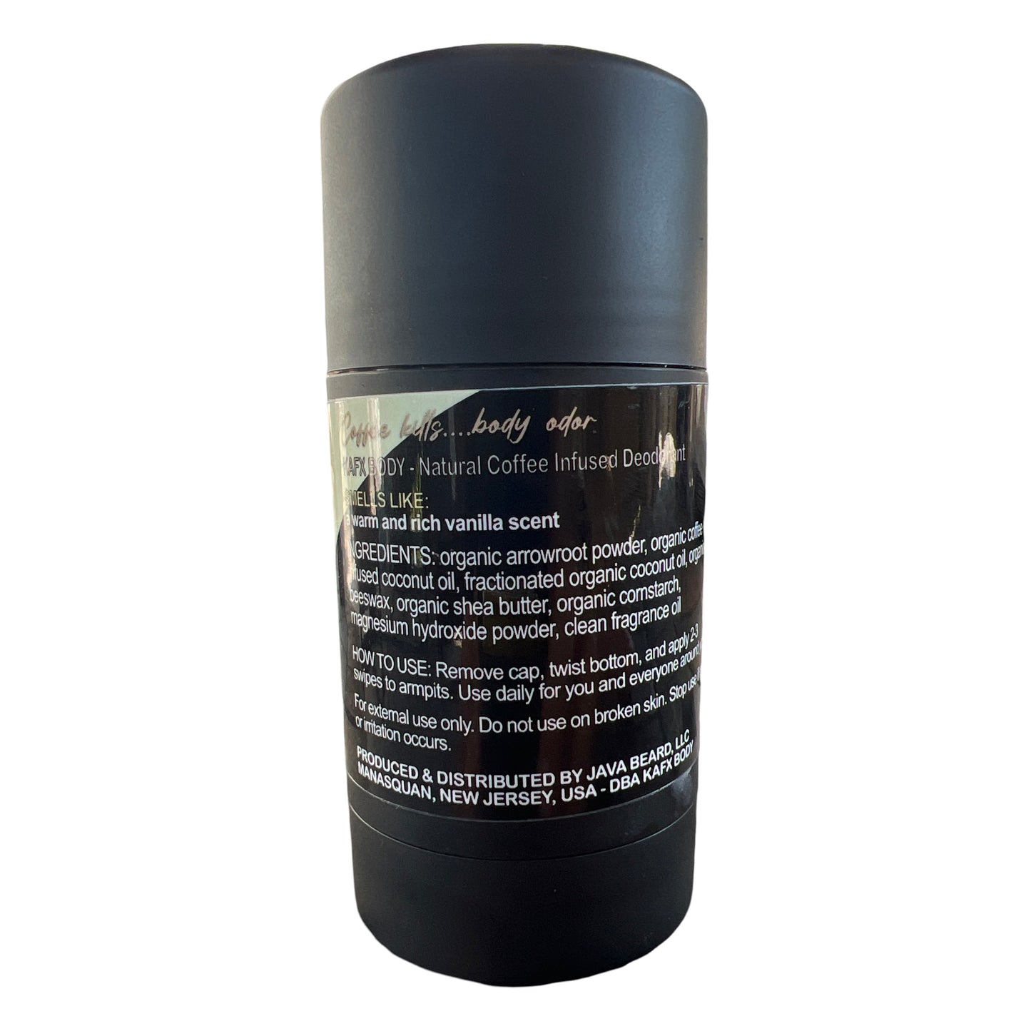 Vanilla Bean - KAFX Body Natural Coffee Infused Deodorant - Concordia Style Boutique