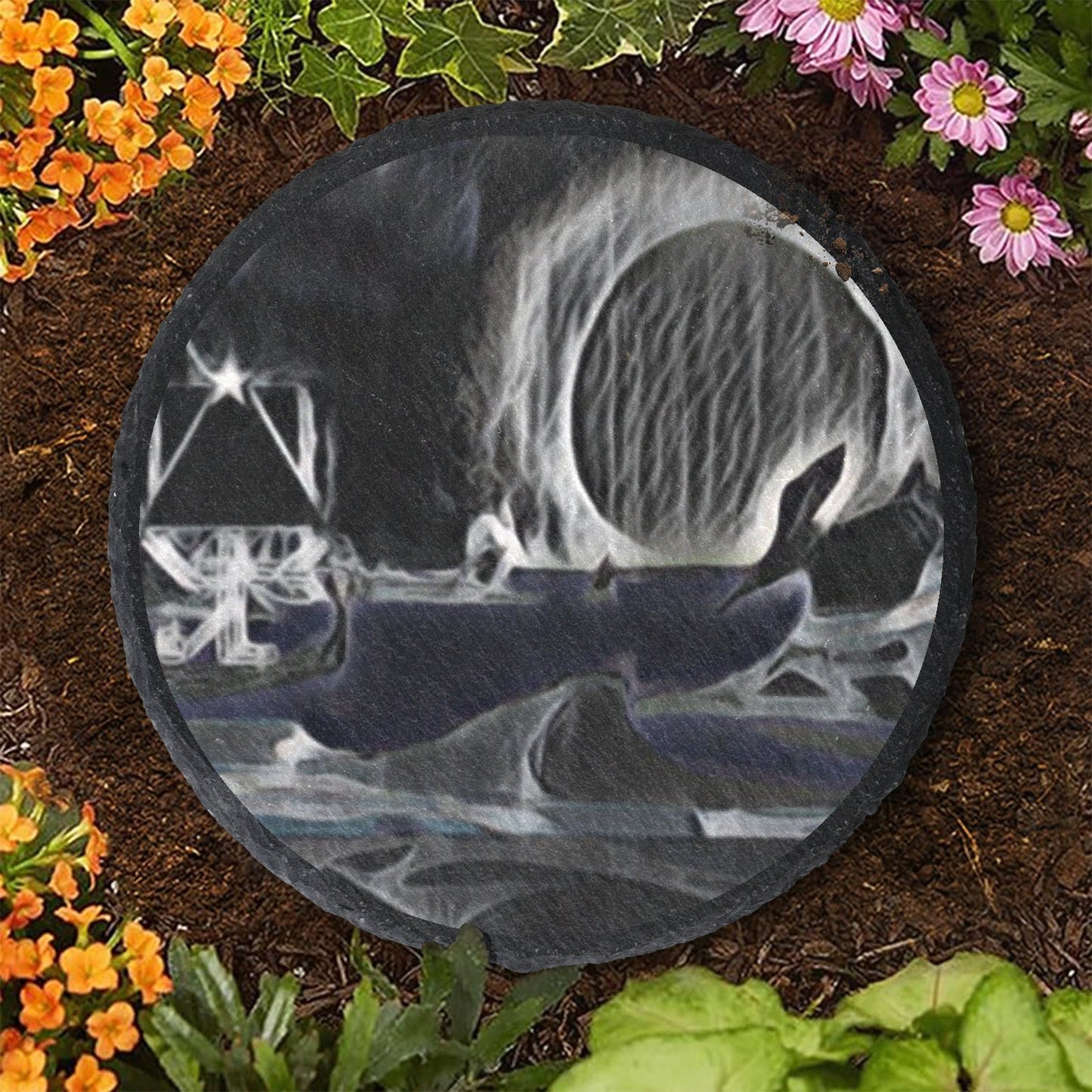 "The Journey" - Round Memorial Stone - Premium Pet Memorial Stone (Round) from Concordia Style Boutique - Just $36.89! Shop now at Concordia Style Boutique