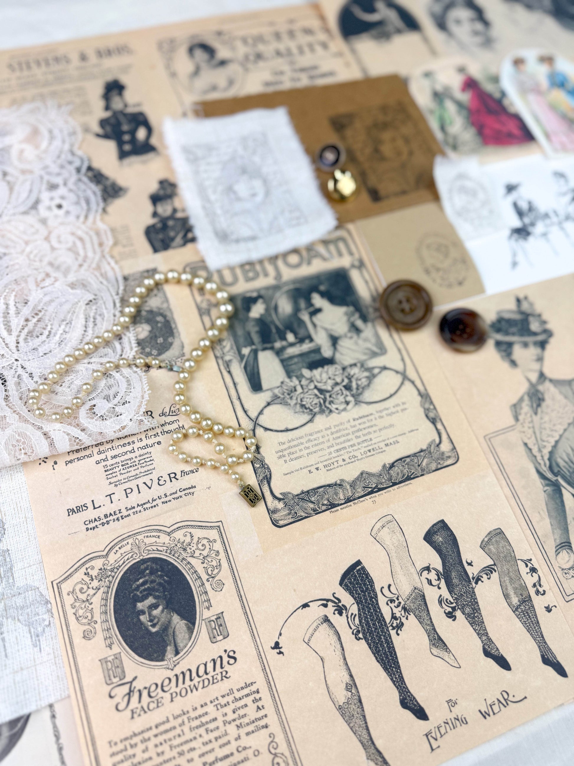 Fashion Ephemera Kit - Concordia Style Boutique
