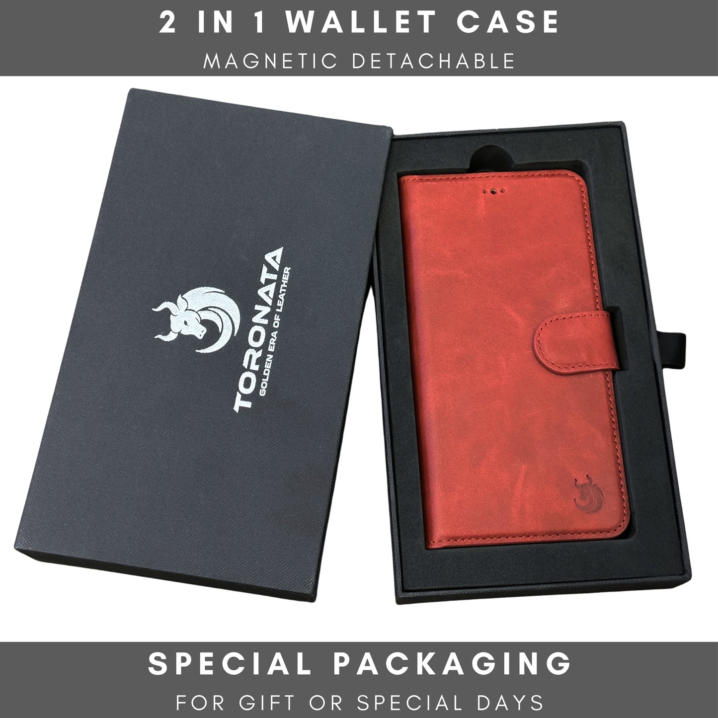 Vegas Premium Leather iPhone 15 Wallet Case with MagSafe | Detachable RFID Blocking Luxury Wallet - Concordia Style Boutique