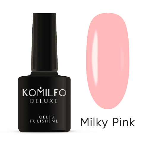 KOMILFO NO WIPE MILKY PINK TOP, 8 ML