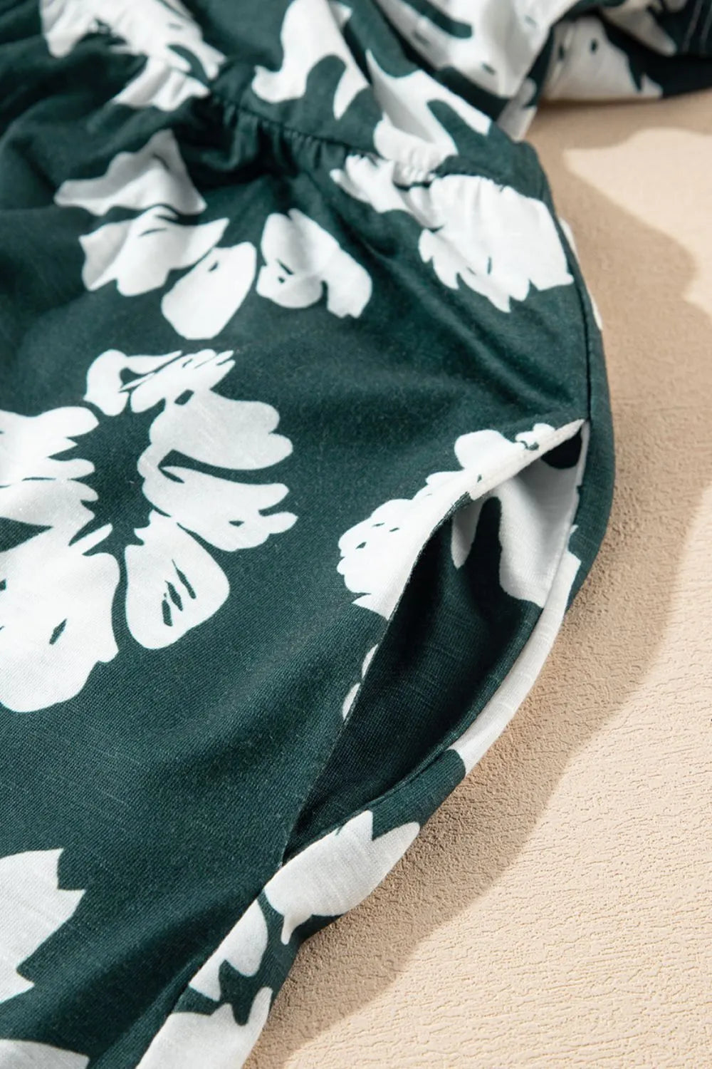 Floral Print Ruffle Sleeve Empire Waist Mini Dress - Concordia Style Boutique