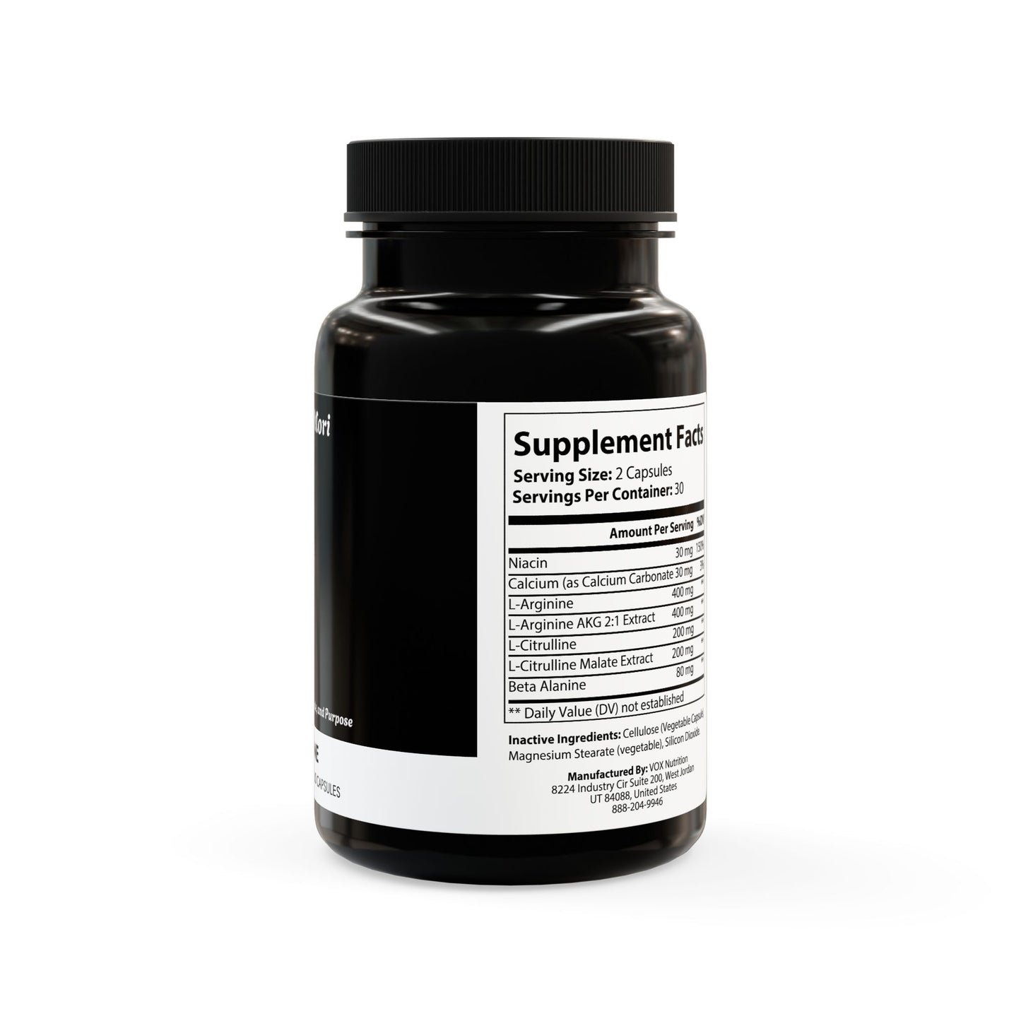 L-Arginine Supplement (60 Capsules) - "Memento Mori" - Premium Food Supplements from Concordia Style Boutique - Just $21.98! Shop now at Concordia Style Boutique