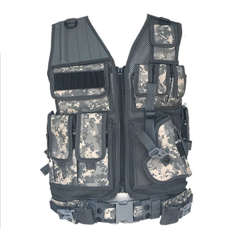 Outdoor Adventure Equipment Camouflage Tactical Vest Amphibious Field Adventure Vest - Premium tactical vest from erDouckan - Just $53.85! Shop now at Concordia Style Boutique