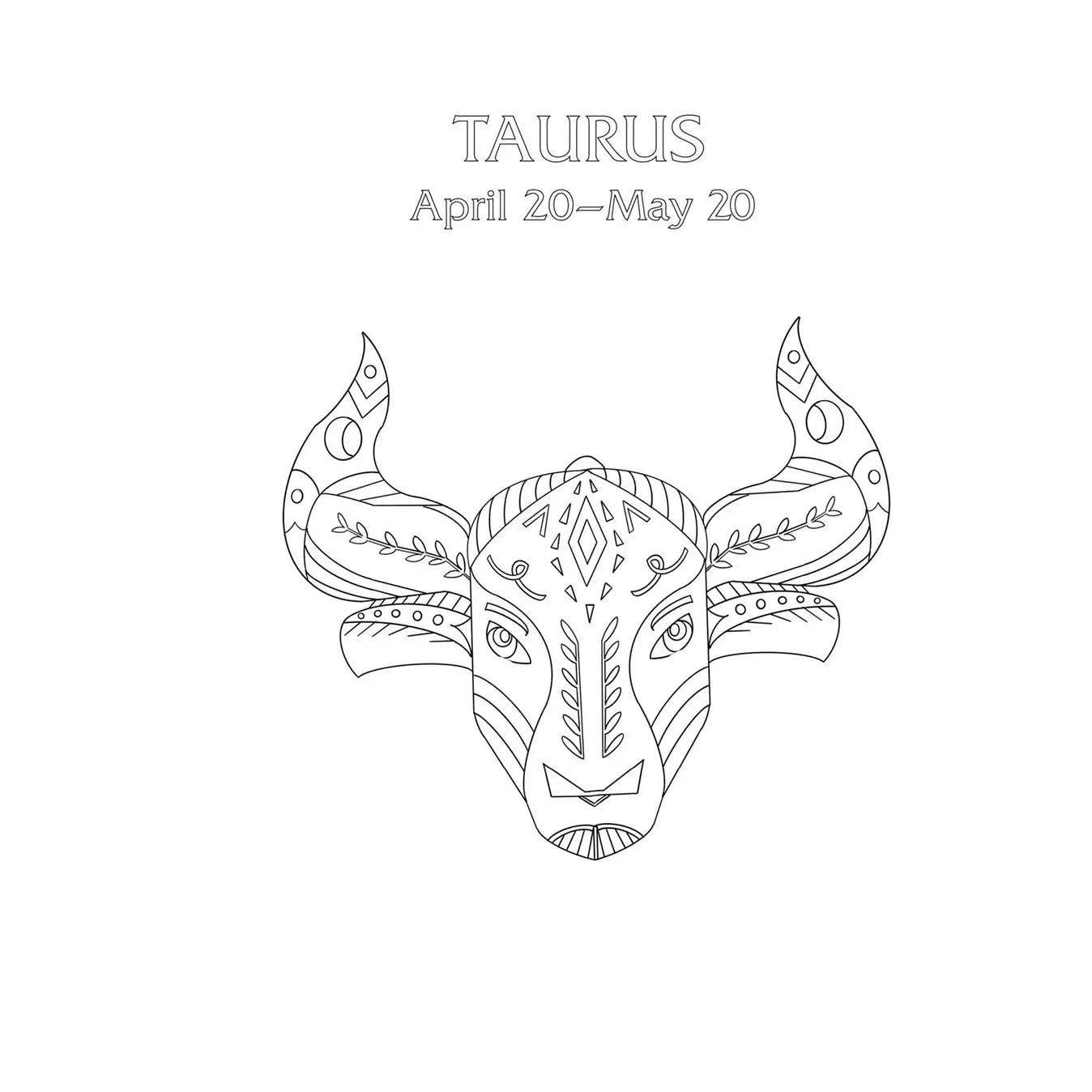 Coloring Book Taurus - Concordia Style Boutique