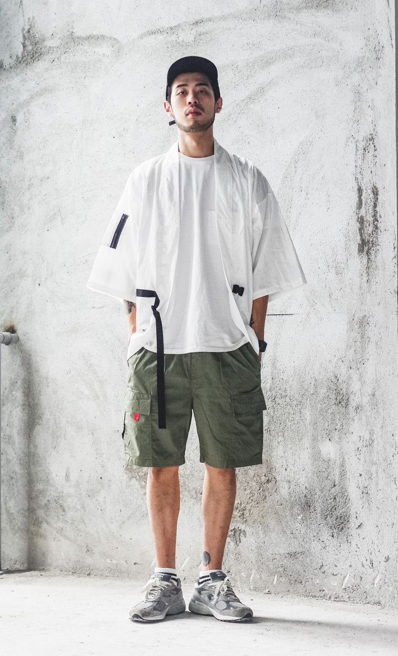 White Magatama Kimono Shirt - Concordia Style Boutique