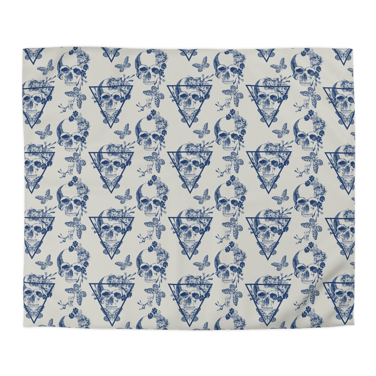 "Memento Mori" Microfiber Duvet Cover