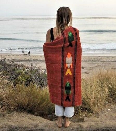 Red Earth Baja Fish Yoga Blanket - Concordia Style Boutique
