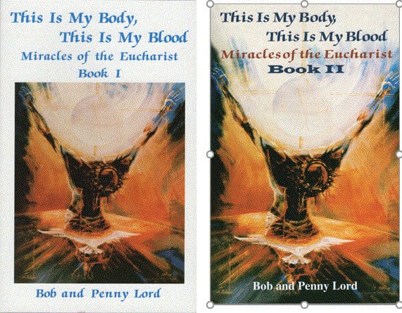 This is My Body,This is My Blood,Miracles of the Eucharist Book 1 & 2 Free Shipping