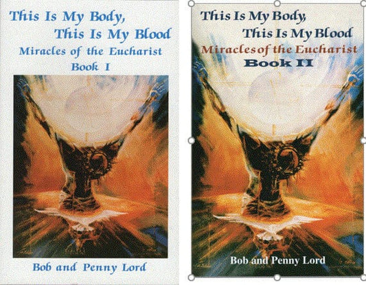 This is My Body,This is My Blood,Miracles of the Eucharist Book 1 & 2 Free Shipping