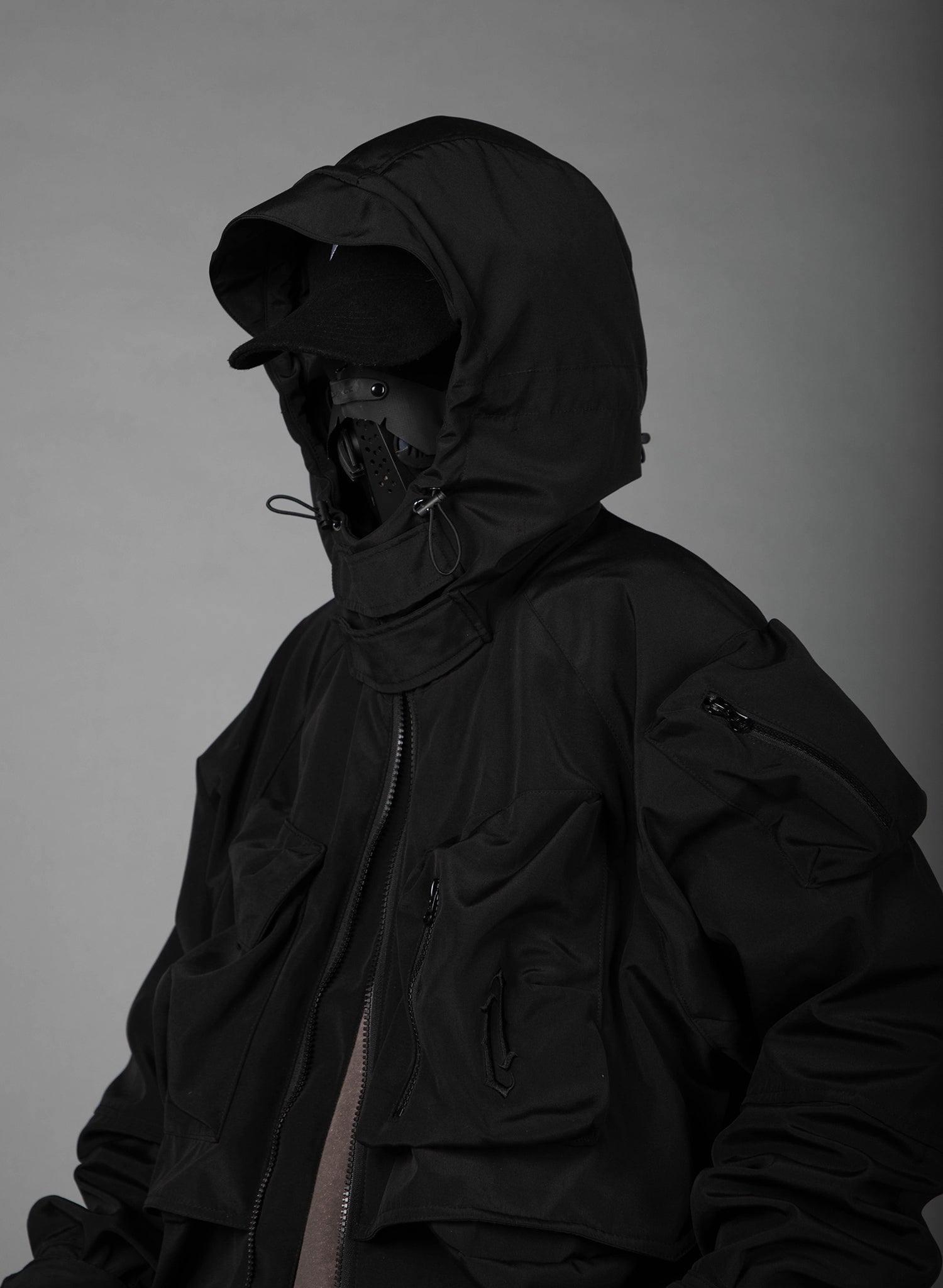 HiJ25 Black Storage X Tech Jacket - Concordia Style Boutique