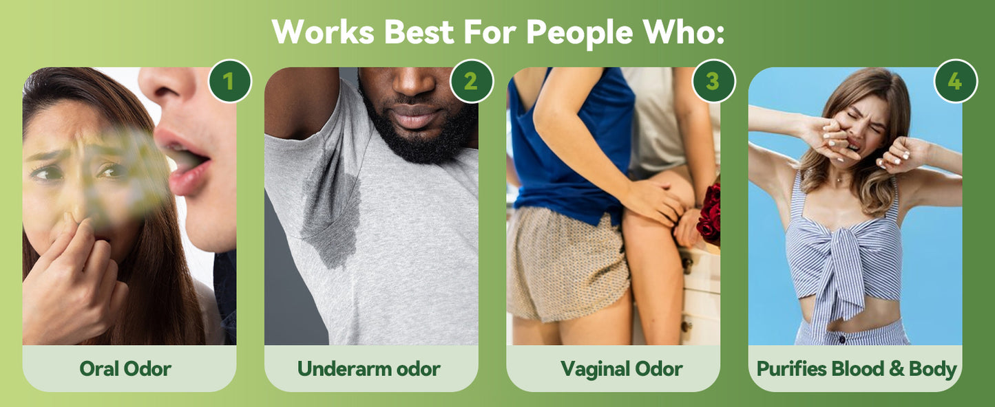 Chlorophyll Body Deodorizing Supplement - 120 Caps