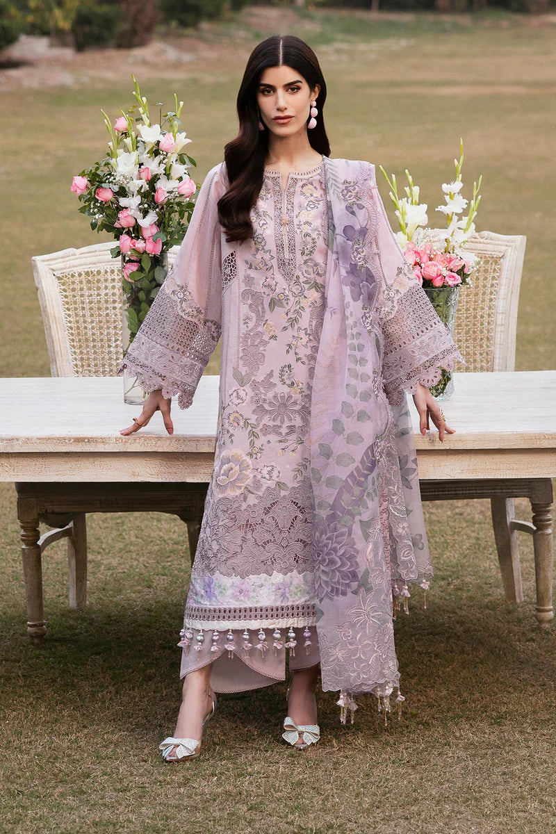 Baroque - BEL-25-D08 3 Piece Embroidered Jacquard Lawn