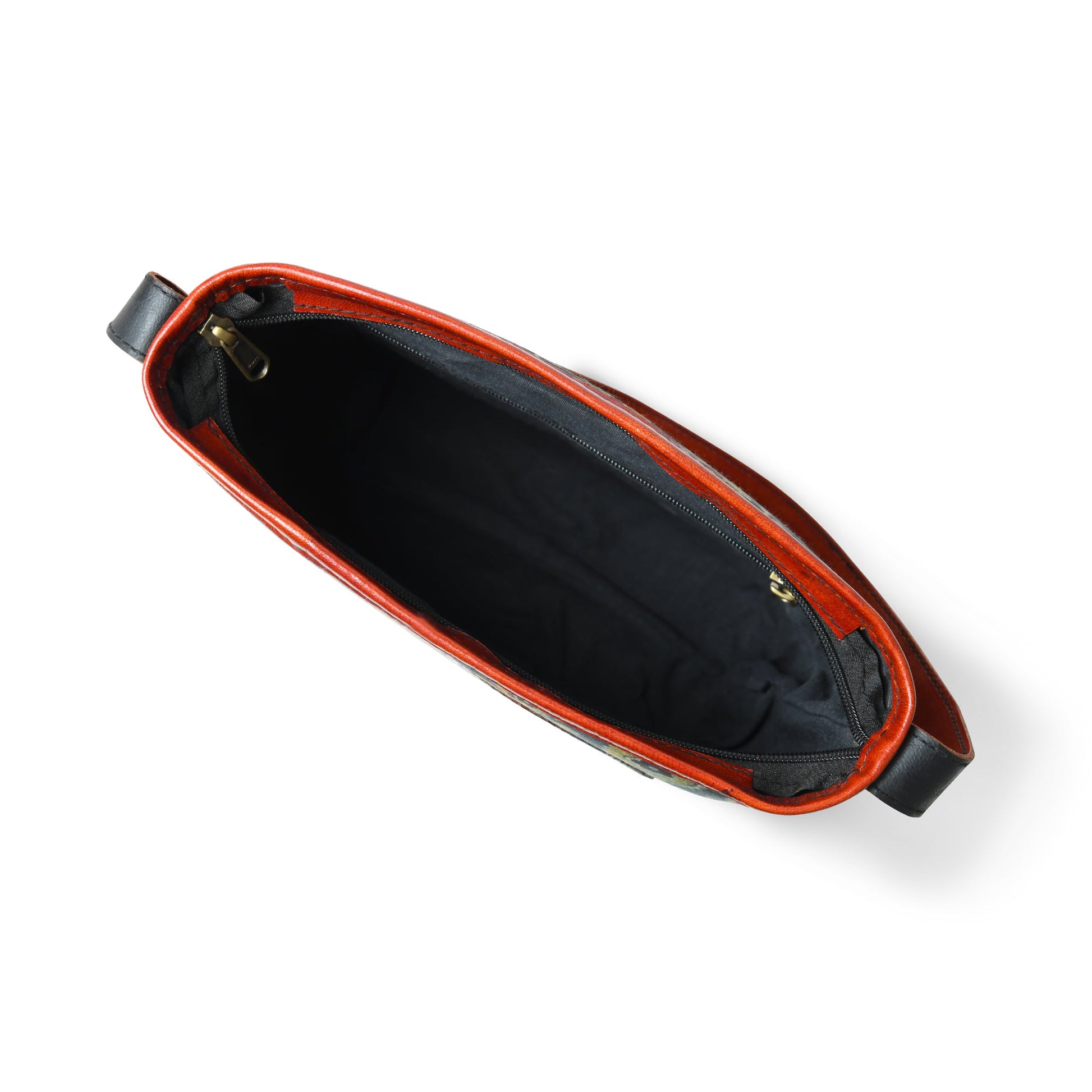 Heritage Ajrakh Leather Tote Bag - Concordia Style Boutique