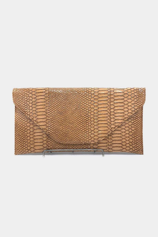 Snake Skin Envelope Clutch and Shoulder Bag - Premium Envelope Clutch from Concordia Style Boutique - Just $61.49! Shop now at Concordia Style Boutique