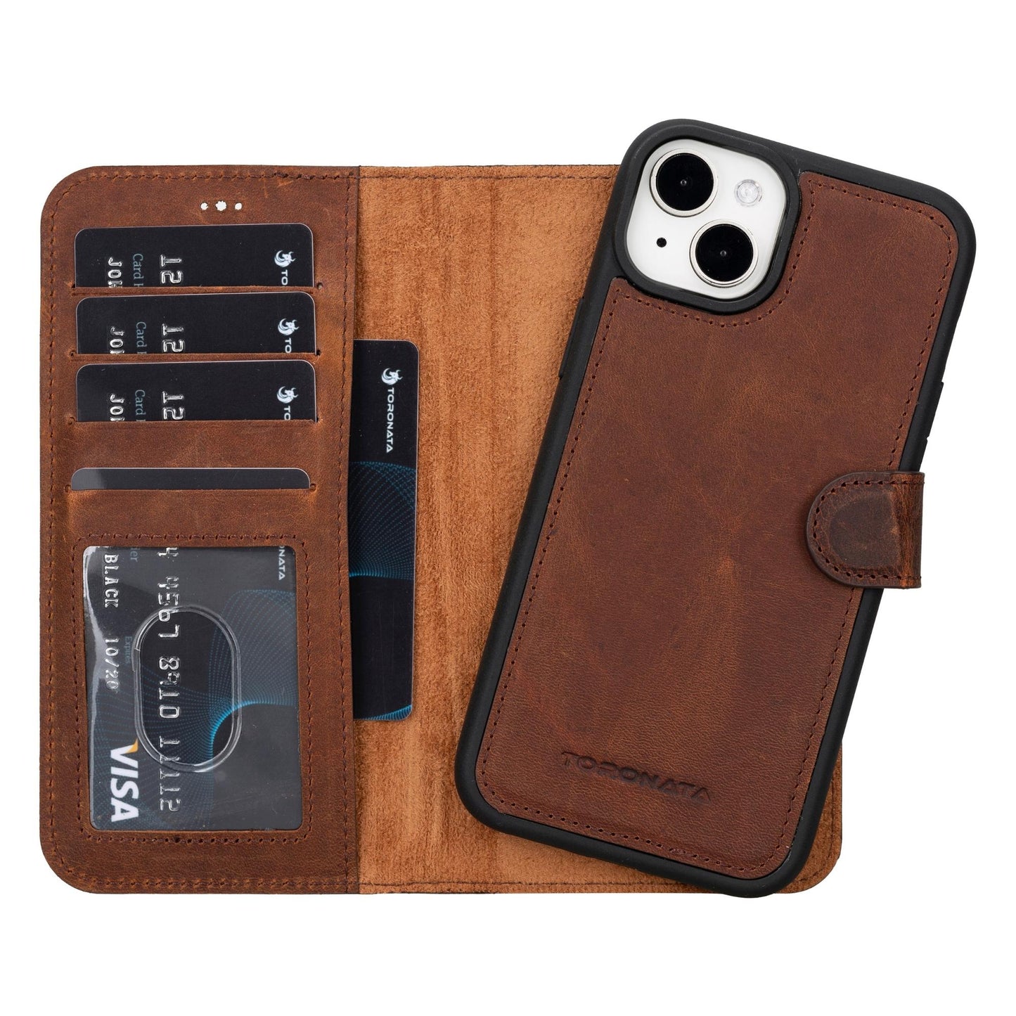 Casper iPhone 14 Series Detachable Leather Wallet Case - Concordia Style Boutique