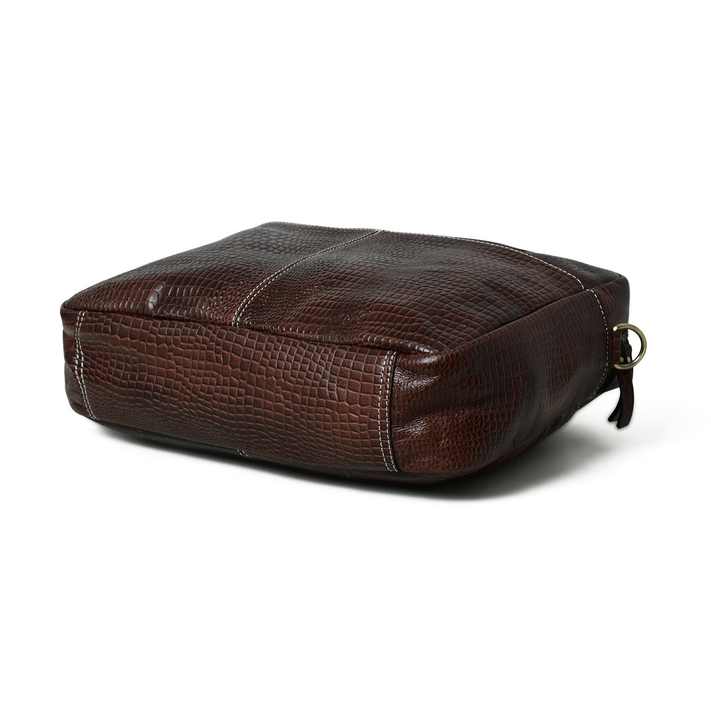 Laurent Leather Briefcase- Dark Brown - Concordia Style Boutique