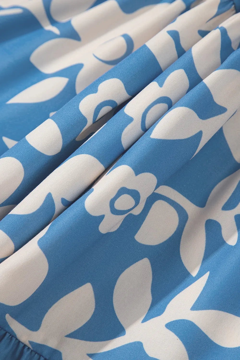 Floral Flutter Shoulder Tiered Flowy Midi Dress - Concordia Style Boutique