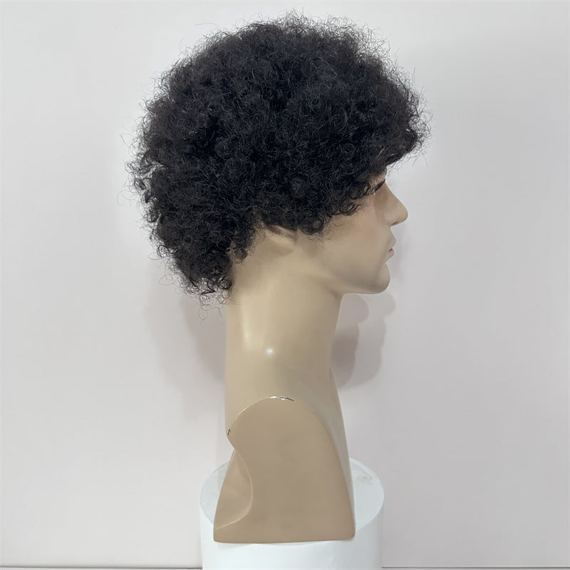 Human Wigs Short Curly Hair Afro Men And Women - Premium wig from Concordia Style Boutique - Just $22.87! Shop now at Concordia Style Boutique